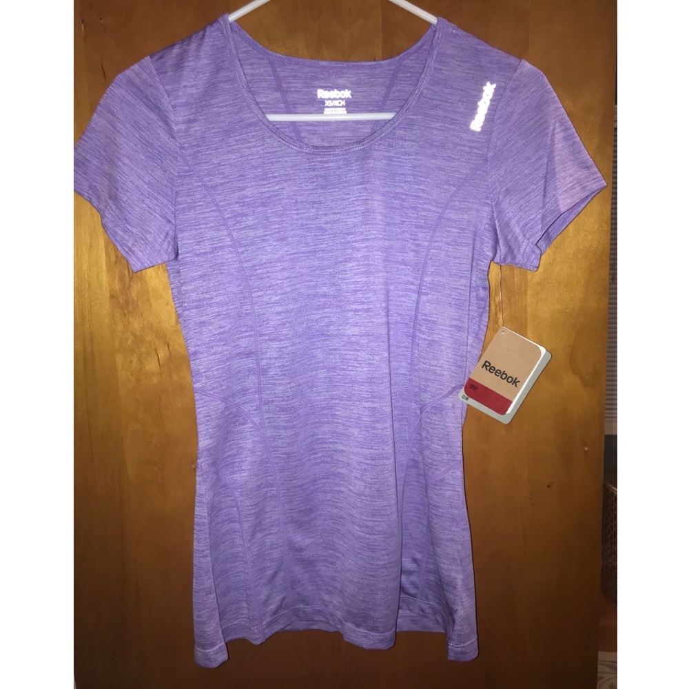 Purple Athletic Reebok Shirt Size:XS